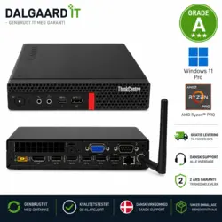 Lenovo ThinkCentre M75q Ryzen 3 PRO 3200GE 8GB RAM 256GB NVMe SSD Refurbished Grade A
