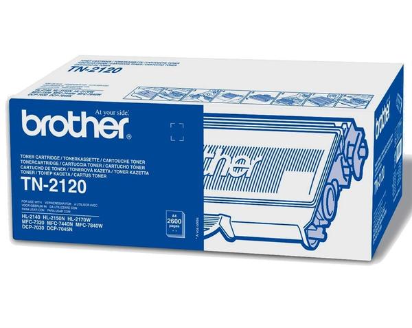 Brother TN2120 sort lasertoner original