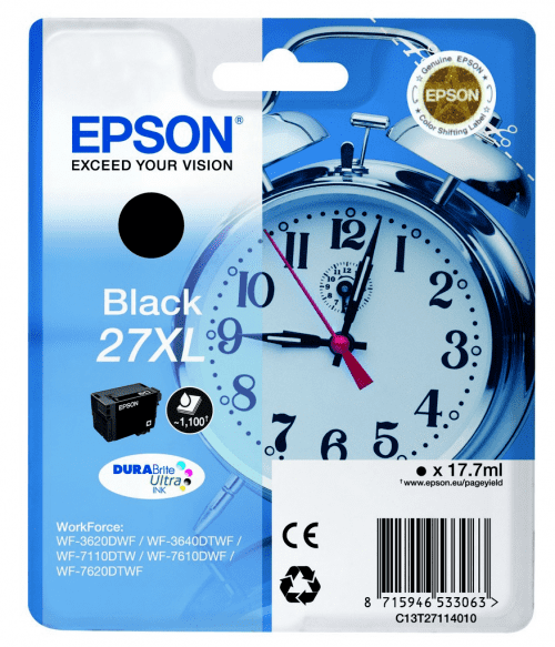 Epson 27XL sort blækpatron