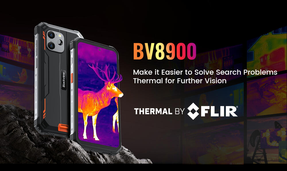 BV8900 telefon med flir