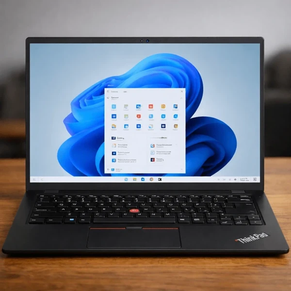 Brugt Lenovo ThinkPad X1 Carbon 9G bærbar computer med touch-skærm, set forfra