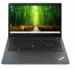 Lenovo ThinkPad T14 refurbished Grade A laptop i elegant sort design vist på hvid baggrund. Den bærbare computer har 14” Full HD-skærm med grøn naturbaggrund, dansk tastatur, TrackPoint og Intel Core i5-processor. Ideel til kontor, studie og erhverv