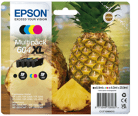 Epson 604XL Multipack Sort Gul Cyan Magenta C13T10H64010 Epson 604XL Multipack Sort Gul Cyan Magenta C13T10H64010