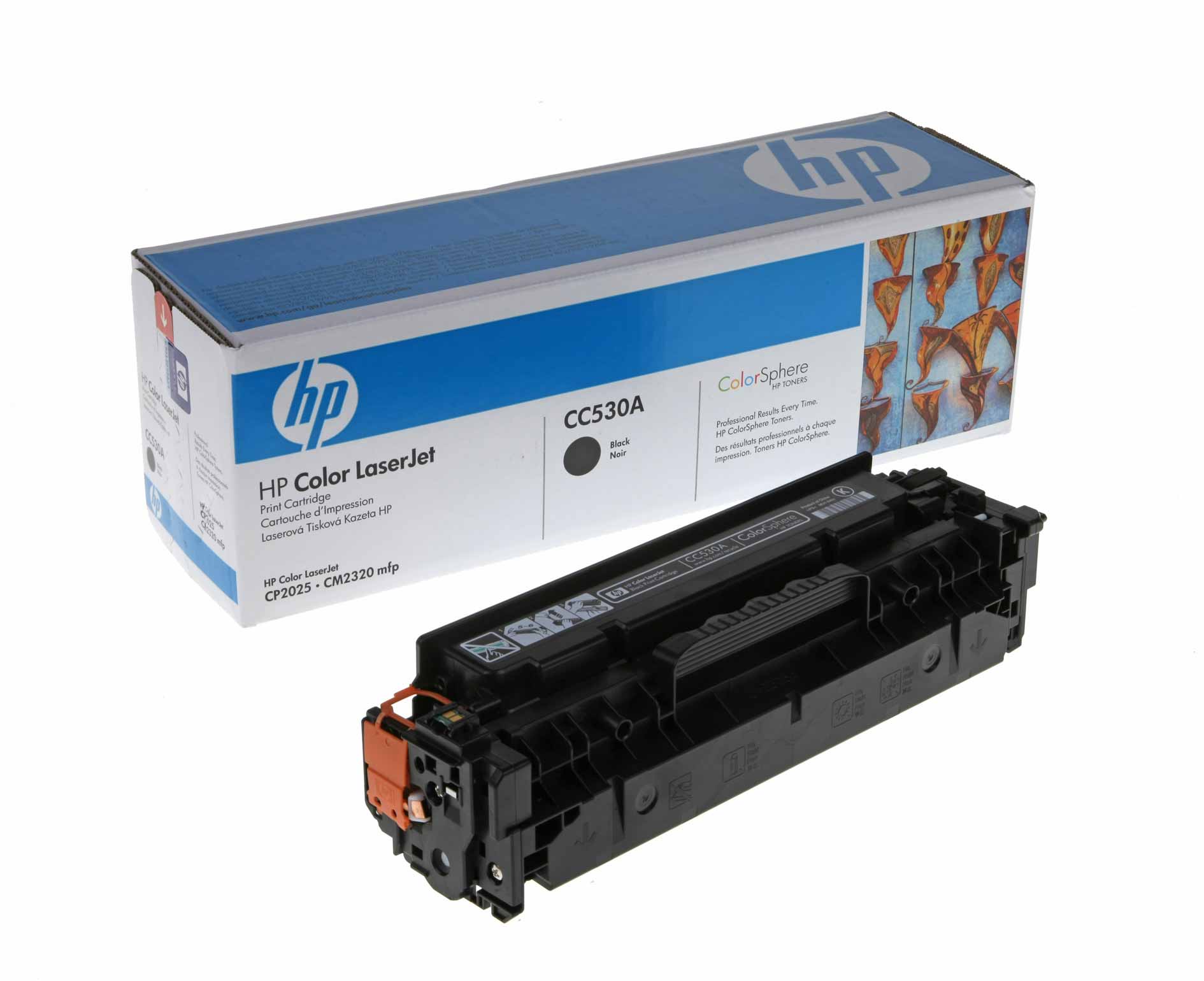 Se HP Black Laser Toner (CC530A / 304A) CP2025 hos Dalgaard-IT