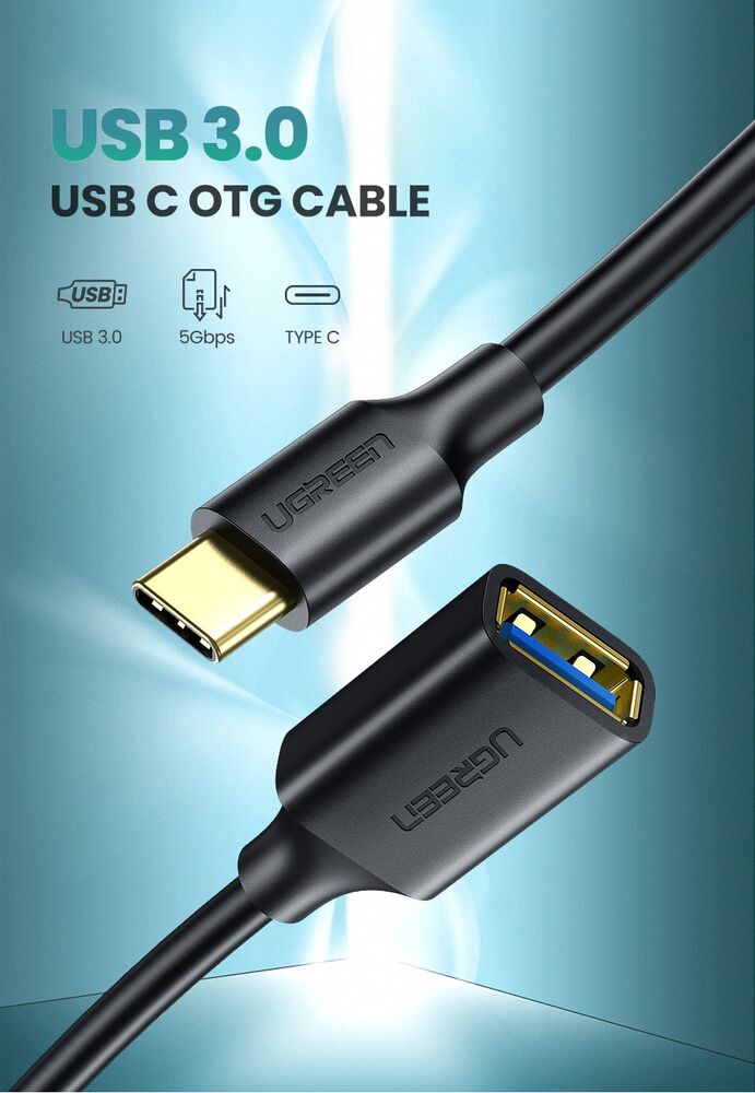 Billede af USB-C til USB 3 OTG kabel
