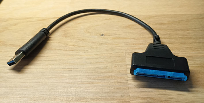 Billede af 2.5" sata til USB konverter