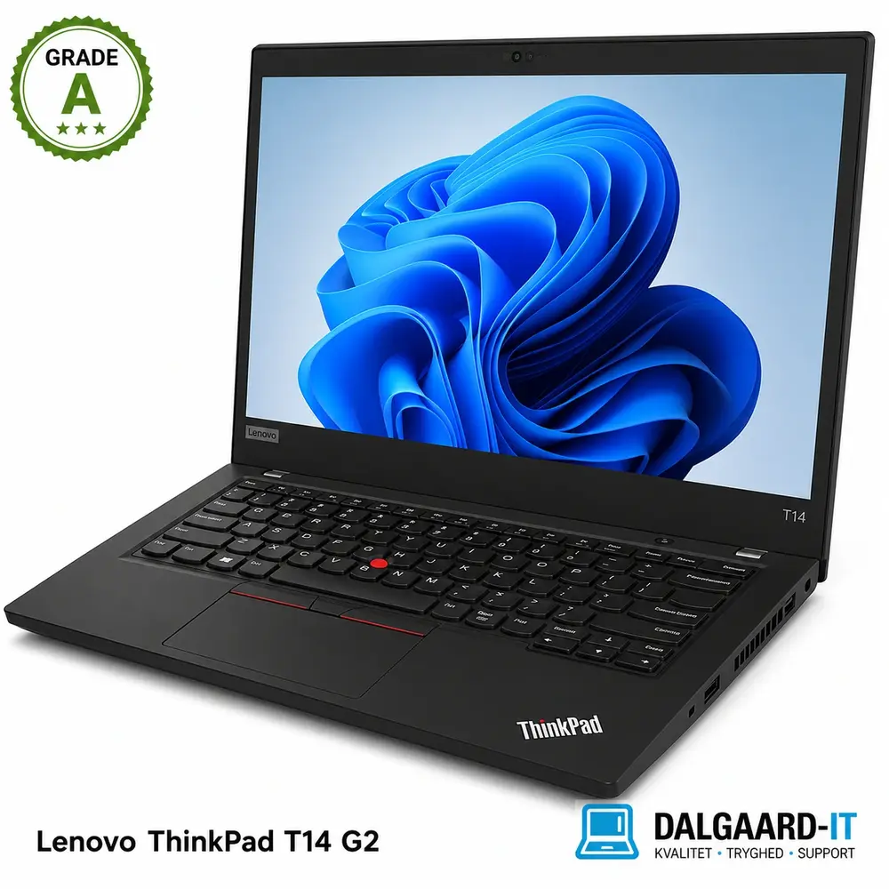 Lenovo ThinkPad T14 G2 i5-1135G7 16GB RAM 256GB SSD Windows 11 Pro  Grade A Refurbished