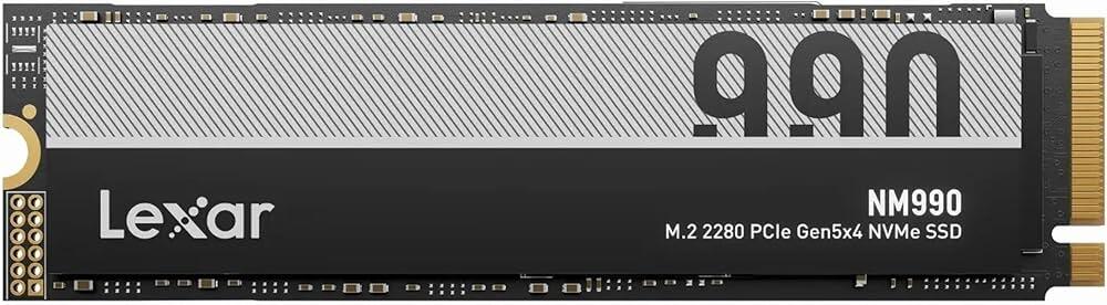 Lexar NM990 SSD 1TB M.2 PCIe 5.0X4 read 14000 MBps billede